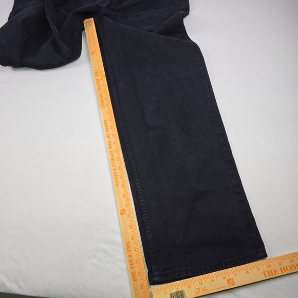 Vtg 90s Y2K Levi's SilverTab Black Denim Baggy Mega Wide Leg Jeans Skater - Picture 11 of 12